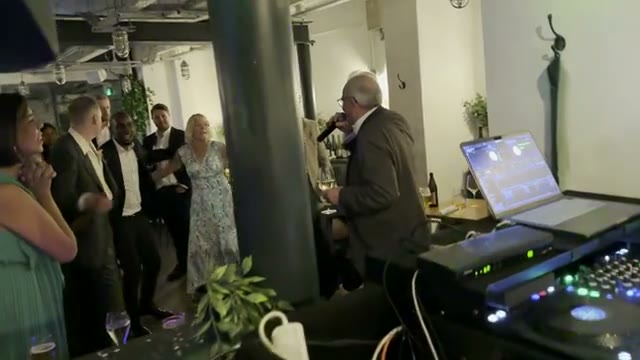 Corporate celebration dancefloor