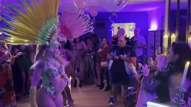 Guests celebrating at a private party