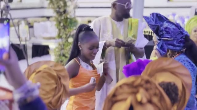 Cultural wedding music moment